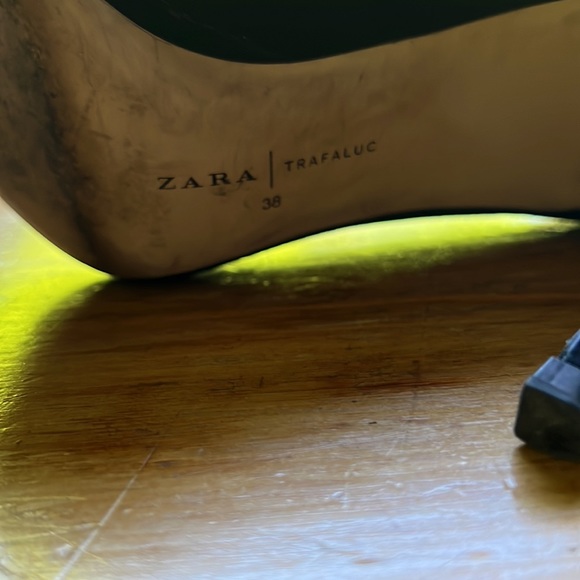 Zara sued black pumps 38 - Picture 5 of 7